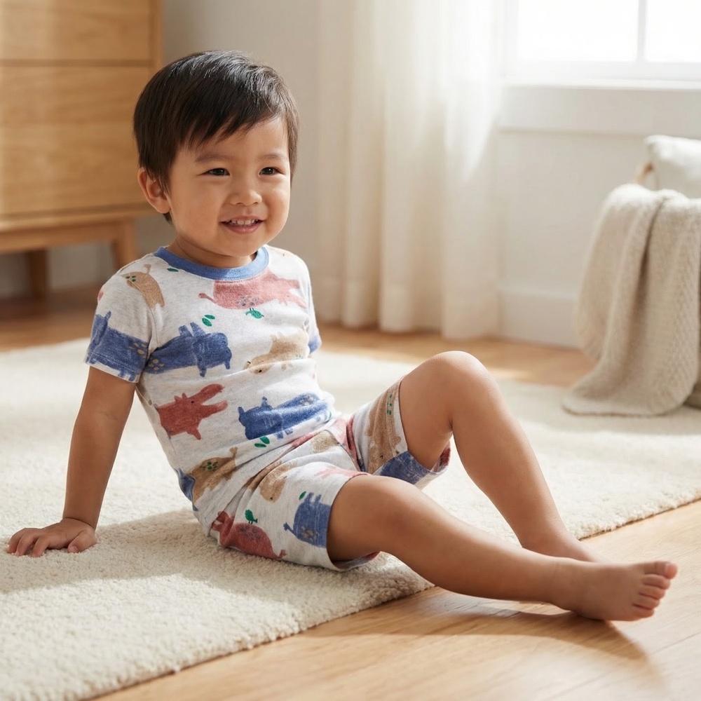 Toddler cotton pajama summer set size 3T